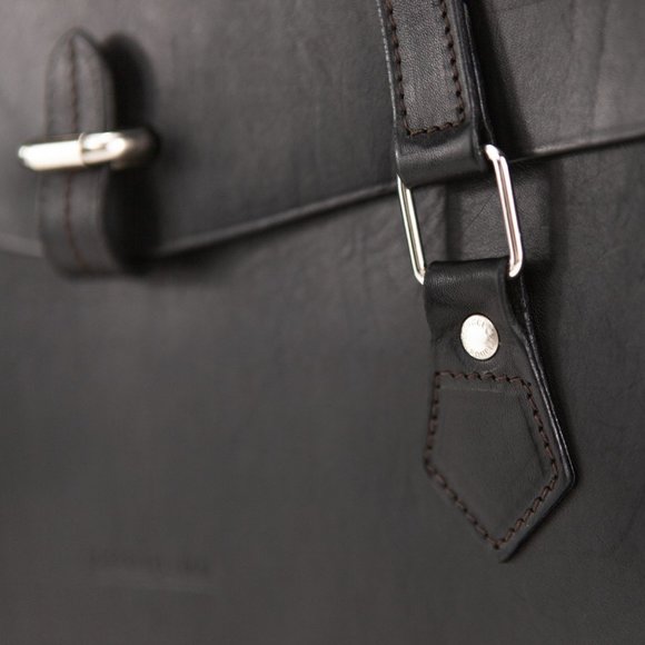 DOONEY & BOURKE Black Double Handle Brief - Picture 8 of 14